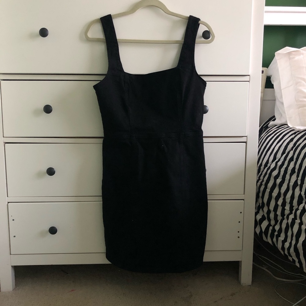 BDG Black Denim Mini Dress